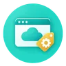 A browser window with a subscription tag